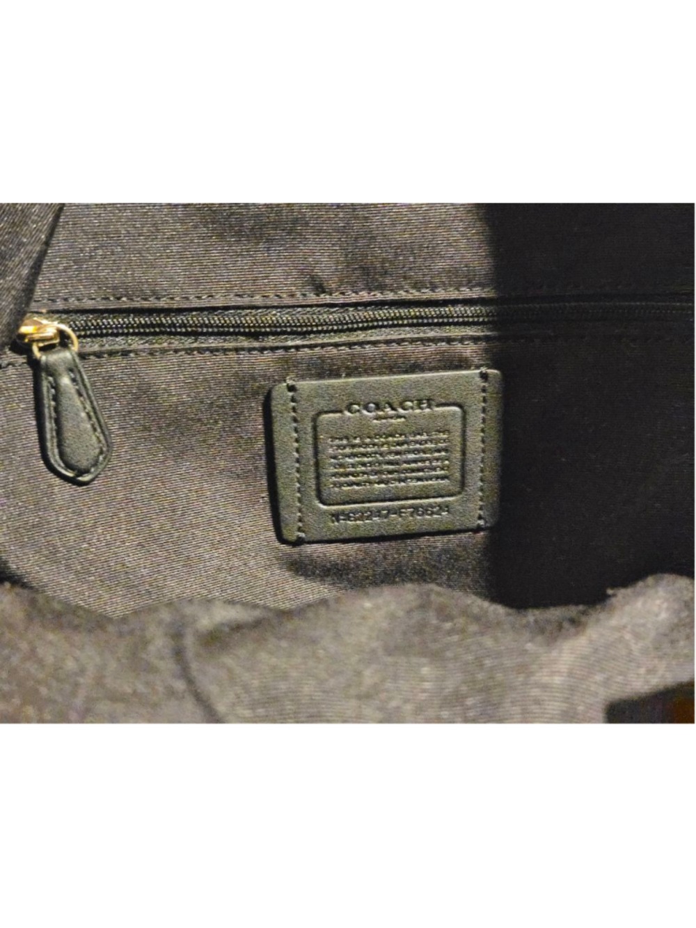 Coach Black Leather Mini Backpack One Size - Picture 10 of 14